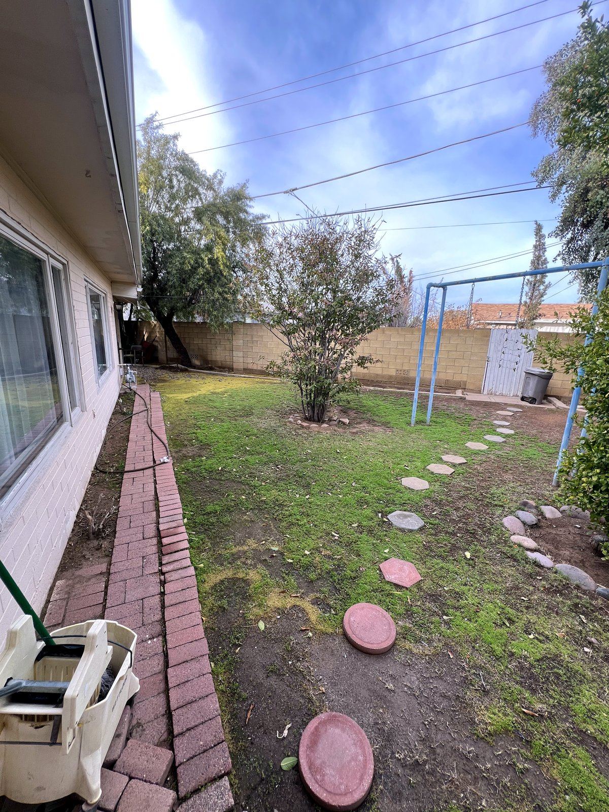Backyard walkway at MACH1