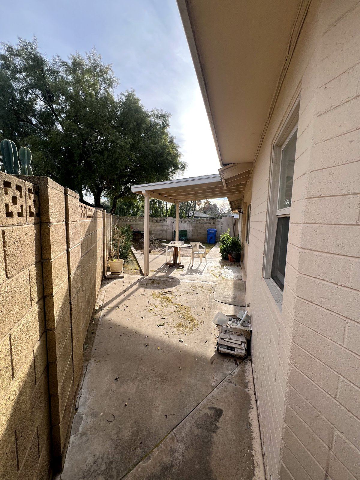 Covered patio at MACH1